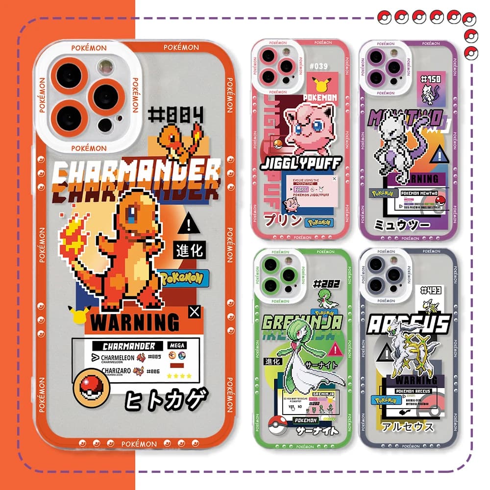 Pouzdro s motivem mozaiky Pokémonů Jigglypuffs pro Samsung Galaxy S24 S23 S22 S21 Ultra Plus 5G S20 FE Note 20 10 s okrajovým potiskem