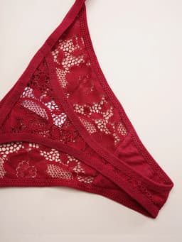 3ks sexy krajkové tanga s nízkým pasem a T-back spodní prádlo pro ženy elegantní krajkové květinové tangá s květinovým vzorem, bikiny, kalhotky, tanga mujer XS-XL - náhled 4
