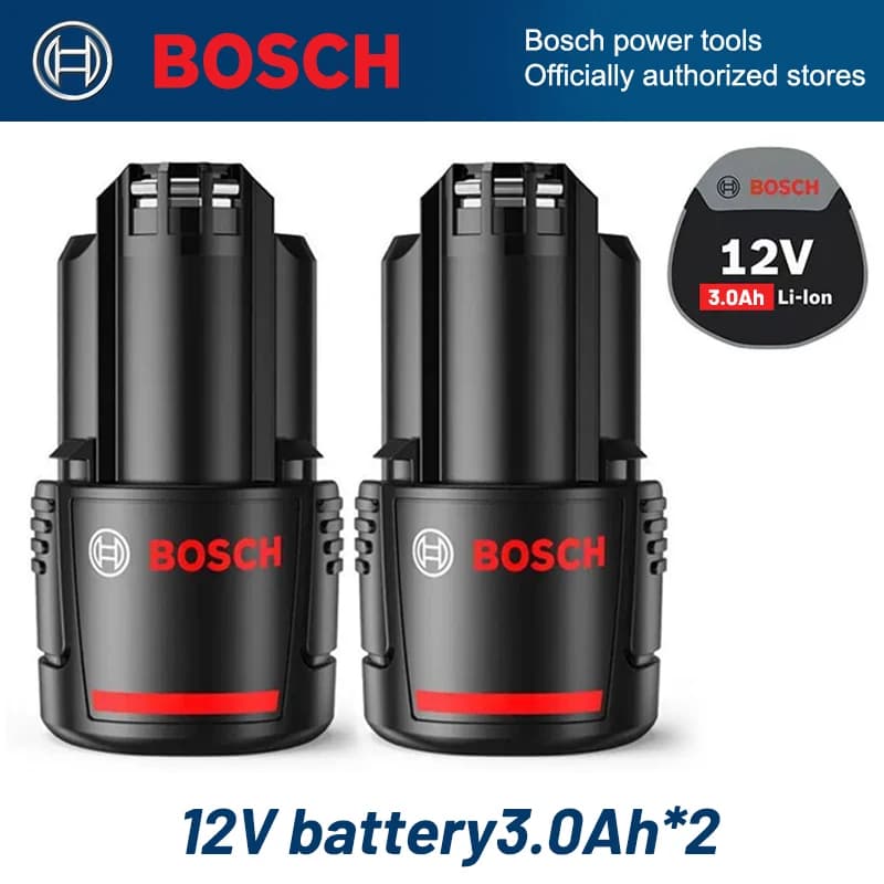 Originální baterie Bosch 12V/10,8V, 3000mAh BAT411 Lithium-iontová dobíjecí baterie BAT411A BAT412 BAT412A BAT413 Nabíječka baterií