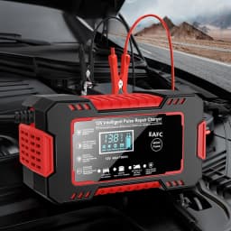 Univerzální nabíječka autobaterií Eafc 12V 8A 12V 6A Inteligentní pulzní nabíječka pro opravy motocyklů pro olověné baterie Lifepo4 - náhled 3