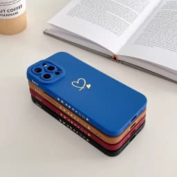 Silikonový kryt s motivem srdce pro Samsung Galaxy A56 A36 A34 A54 A33 A53 A52 5G S24 S25 S23 Ultra S22 Plus S21 FE Note 20 - náhled 5