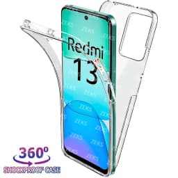 360 Full Body Silicone Case for Xiaomi Redmi 13 4G 13C 12C 10C 9A 9C Note 13 12 11 10 9 Pro Max 5G S