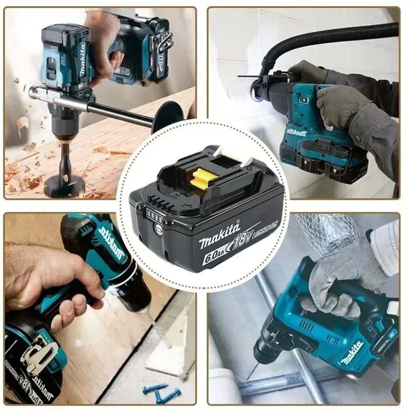 NOVÁ Náhradní baterie pro elektrické nářadí Makita 6,0 Ah 18 V BL1860 BL1850B BL1850 BL1840 BL1830 Baterie a nabíječka pro šroubovák