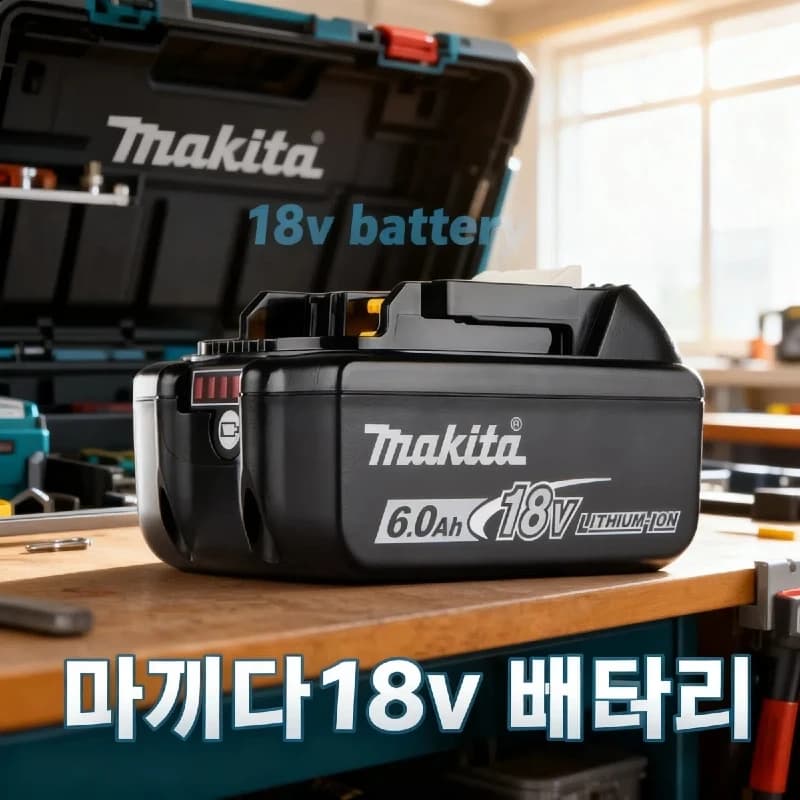 Originální baterie Makita, lithium-iontová baterie 5,0Ah/6,0Ah, baterie Makita 18V pro BL1860 BL1850B BL1840B BL1830B LXT400