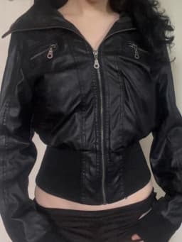 AltGoth Amercian Vintage Pu kožená bunda pro ženy Streetwear Harajuku Grunge Emo Alternativní Grunge Zip Casual Kabáty Dámské - náhled 3