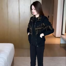 Dámský top z polyesterového vlákna bez rukávů, ležérní stylový zeštíhlující vintage styl, krátká fleecová bunda - náhled 2