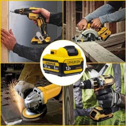 1-4 balení 12V náhrada za lithium-iontové baterie Dewalt DCB120 12V 3,0Ah baterie DCB125 DCD710 DCB124 baterie pro elektrické nářadí - náhled 4