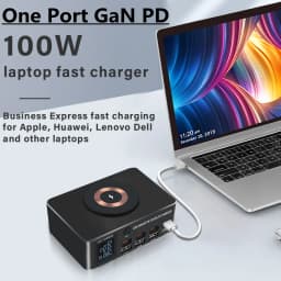1080W GaN USB C nabíječka 8-portová stolní nabíječka typu C 330W PD3.0 PPS QC3.0 rychlé nabíjení pro MacBook Tablet Samsung iPhone 15 16 - náhled 4