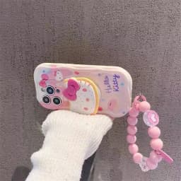 Pouzdro Kuromi Hello Kitty s držákem pro telefon pro Xiaomi Redmi Note 14 13 Pro Plus 5G 12 4G 8 11 10 9 12S 13C 12C 10C 9A A1 A2 A3 - náhled 2