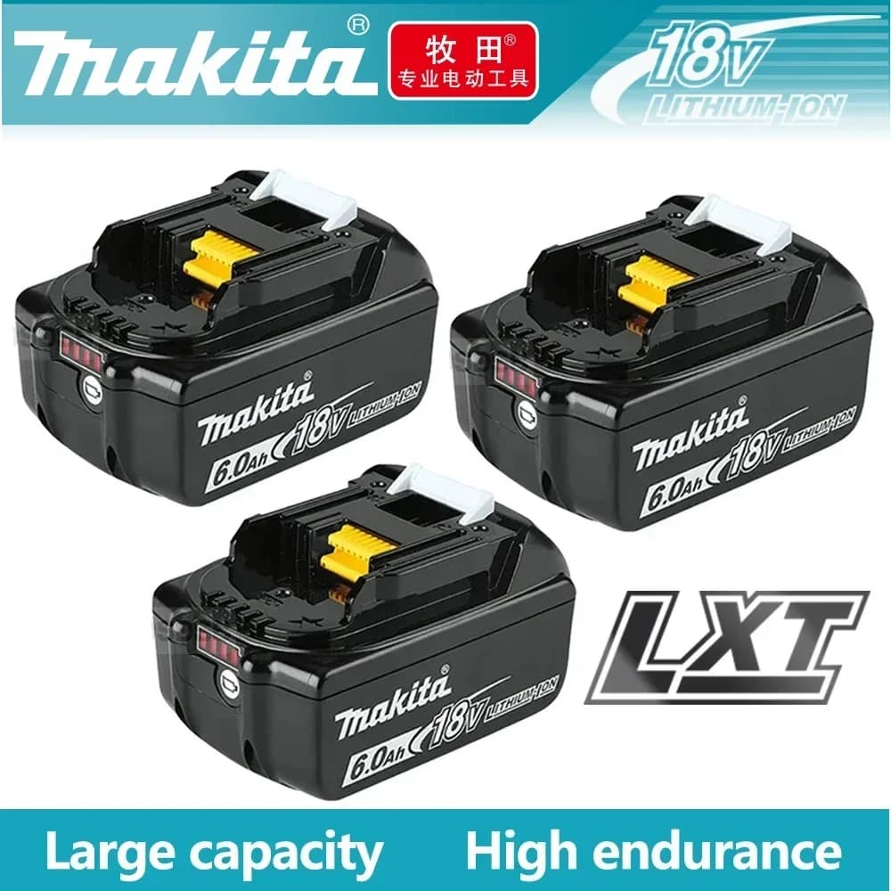 100% originální dobíjecí baterie Makita 18V 6,0Ah, pro Makita BL1830 BL1830B BL1840 BL1840B BL1850 BL1850B elektrické nářadí