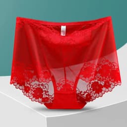 Dámské spodní prádlo, sexy spodní prádlo, dámské ropa mujer, plus size, vysoký pas, duté síťované bezešvé kalhotky, smyslné ženské brag - náhled 5