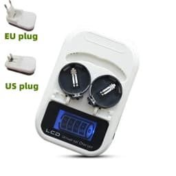 Nabíječka baterií s LCD displejem pro LIR2016 2025 2032 ML2016 2025 2032 knoflíkové baterie USB multifunkční nabíjecí zařízení - náhled 2