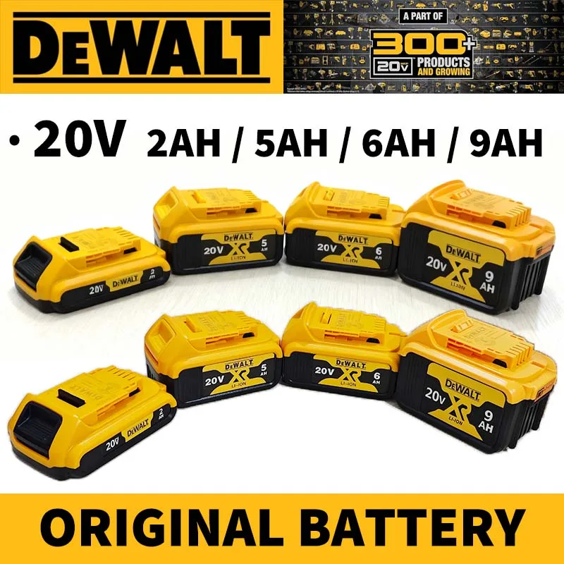 Originální nabíječka lithiových baterií DEWALT 20V 2A/5A/6A/9A pro akumulátory MAX XR s dlouhou životností a kombinovaným nabíjením lithiových baterií DCB205 DCB206 DCB609
