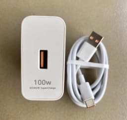 Original Honor 100W Fast Charger EU/US SuperCharge Power Adapter 6A Usb Type C Cable For Honor 400 3