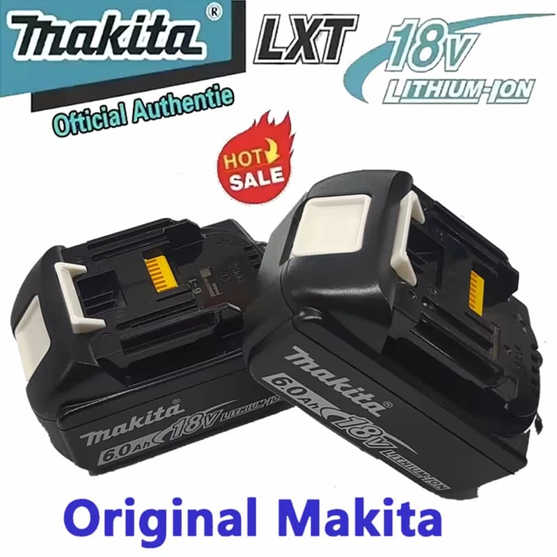 Makita 18V baterie 6Ah BL1860B Lithium-iontová originální Makita 18V baterie BL1850 BL1860 BL1860B BL1840B