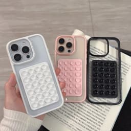 3D přísavné pouzdro na telefon s airbagem pro iPhone 17 16 15 14 13 12 11 Pro Max XR X XS 7 8 Plus průhledné nárazuvzdorné třpytivé pouzdro Candy - náhled 3