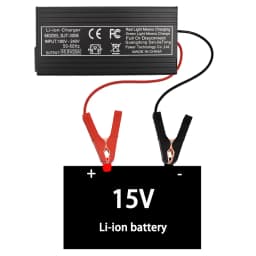 Nabíječka lithiových baterií 16,8 V 20 A pro 4S 14,8 V lithium-iontové baterie, rychlonabíječka s ventilátorem, hliníkové pouzdro 100-240 V XT60 XT90 GX16 - náhled 5