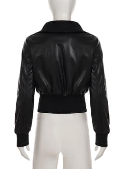 AltGoth Amercian Vintage Pu kožená bunda pro ženy Streetwear Harajuku Grunge Emo Alternativní Grunge Zip Casual Kabáty Dámské - náhled 6