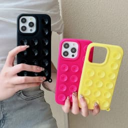 Silikonový kryt s přísavkou pro iPhone 16 Pro Max 17 13 14 11 12 15 Pro Max Plus, protiskluzový, nárazuvzdorný, v barvě bonbónů - náhled 3