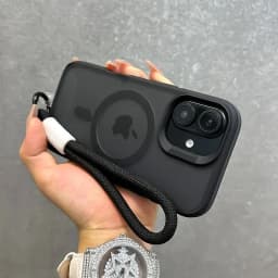Pro Magsafe Dvoubarevný Pouzdro na Zápěstí pro iPhone 16 15 14 17 Pro Max Air Plus 13 12 Lanyard Matný Magnetický Nárazuvzdorný Kryt - náhled 4