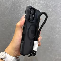 Pro Magsafe Dvoubarevný Pouzdro na Zápěstí pro iPhone 16 15 14 17 Pro Max Air Plus 13 12 Lanyard Matný Magnetický Nárazuvzdorný Kryt - náhled 5