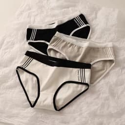 3 ks nové dámské spodní prádlo se středním pasem, měkké, šetrné k pokožce, prodyšné, sexy, módní, sportovní, minimalistické dámské spodní prádlo - náhled 2