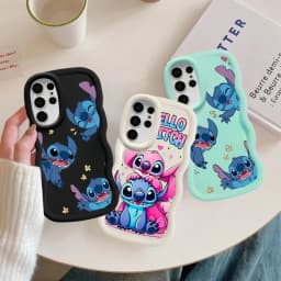Kryt Y2K Stitch s motivem kresleného filmu pro Samsung Galaxy S25 S24 S22 S23 Ultra Plus A56 A55 A16 A36 A15 A17 A54 A34 A35 A26 A33 - náhled 2