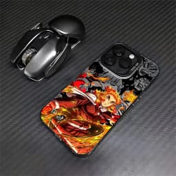 Pouzdro na telefon s motivem anime Demon Slayer Tanjirou Zenitsu pro Xiaomi Redmi Note 12 10 11 13 14 Pro Plus 5G 4G 14C 13C 12C 11S 10S A5 - náhled 5