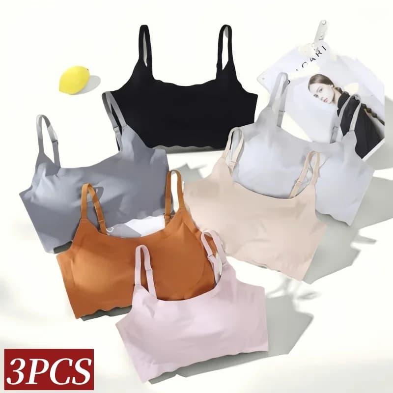3 ks/sada push-up podprsenek pro ženy, bezešvé podprsenky, nepodrážkové, nabírané, spodní prádlo, dámské sexy spodní prádlo S-XXL