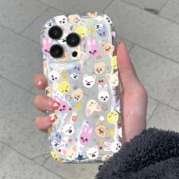 Pouzdro na telefon s motivem kresleného filmu pro iPhone 16 16e 15 14 13 12 11 Pro Max Mini X XR XSMAX 8 7 6S Plus 3D Wave Měkké TPU zadní kryt - náhled 6