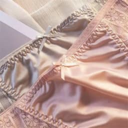 M-XXXL Velké dámské sexy patchworkové volánky s krajkou a saténovým spodním prádlem, prodyšné, hedvábné bezešvé kalhotky s středním pasem, tenké dámské kalhotky - náhled 5