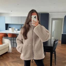 Nová dámská fleecová bunda, podzimní a zimní, teplá plyšová bunda na zip, Harajuku, ležérní volná dámská tlustá bunda, topy a oblečení - náhled 2