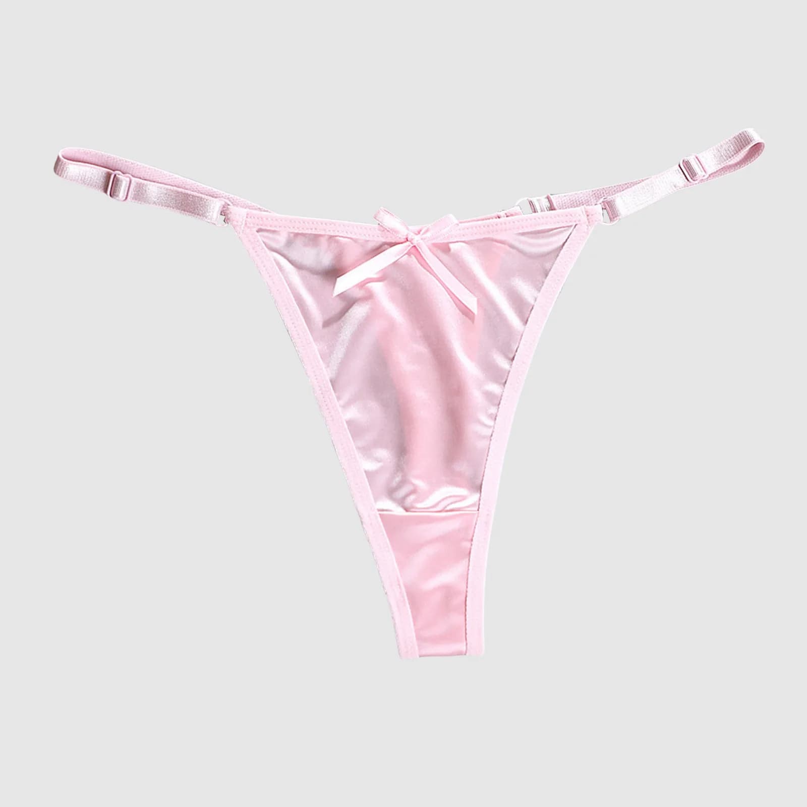 Dámské kalhotky s nízkým pasem ve tvaru T-Back, sexy spodní prádlo, nastavitelné tenké ramínko, bezešvé tanga pro ženy, erotické prádlo Pure Desire