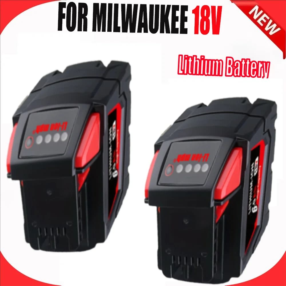 18V Milwaukee M18 Náhradní baterie M18B5 XC 6000mAH/9000mAH Lithium-iontová baterie 48-11-1815 48-11-1850 2604-22 2604-20