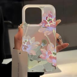 Flowers Phone Case For iPhone 16 Pro Case iPhone 15 13 11 12 14 17 Pro Max 12 13 Mini Translucent Sl