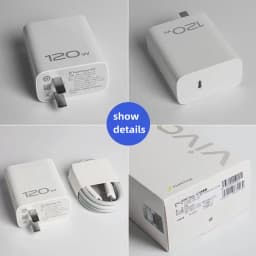 Nová sada bleskového nabíjení vivo 120W, originální blesková nabíječka pro mobilní telefony X90x90 Pro iQo10neo - náhled 5