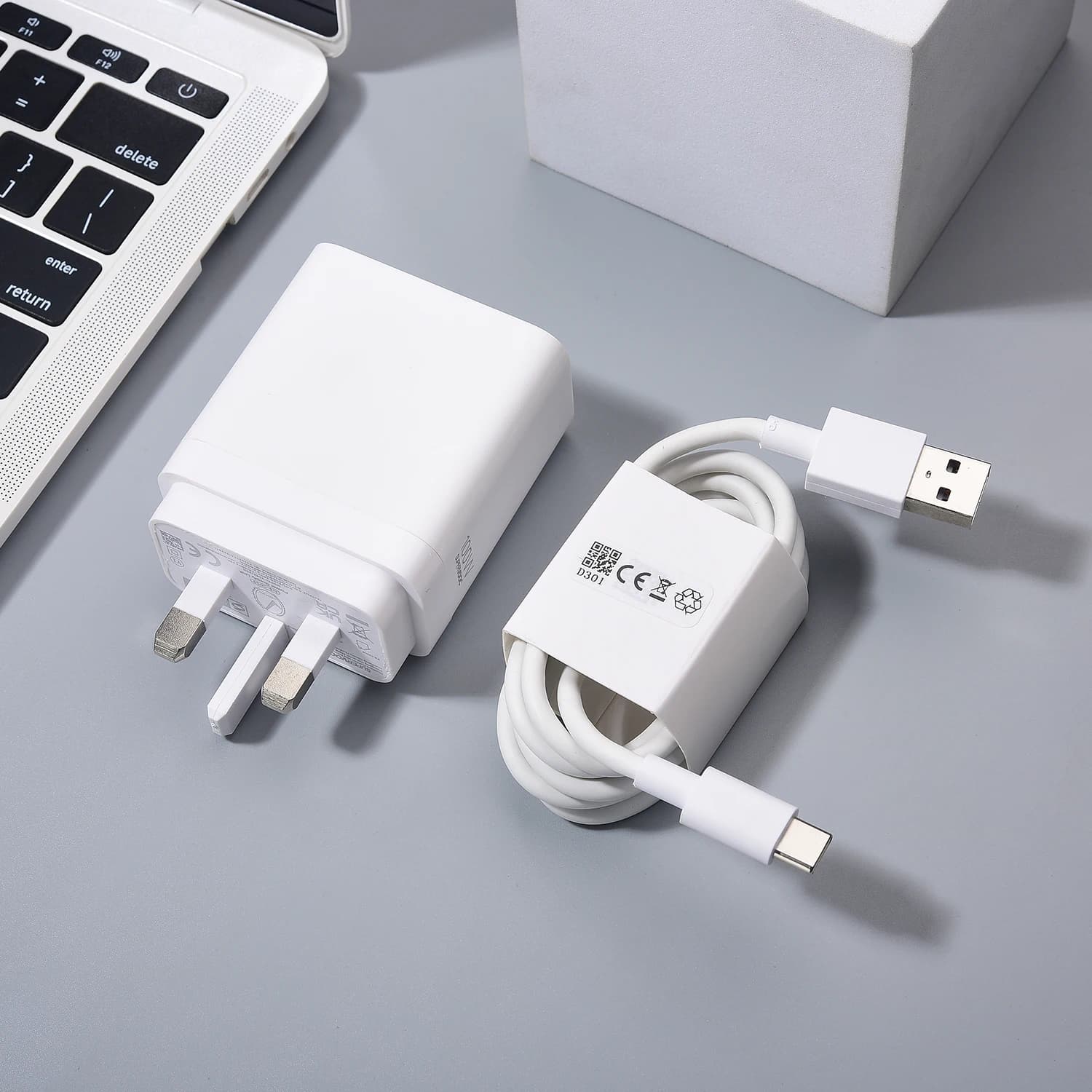 Originální nabíječka OPPO 100W SuperVooc, UK, napájecí adaptér 10A, USB-C kabel pro OPPO Reno 12 11 10 9 Pro, Find X2 X3 X5 Pro