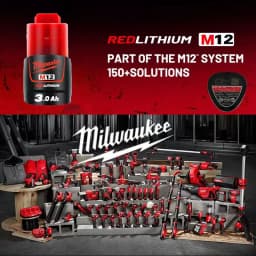Originální baterie Milwaukee M12 12V 3AH 3000mAh Nabíječka M12-18FC 48-11-2402 48-11-2411 Ruční vrtačka Baterie pro elektrické nářadí Milwaukee - náhled 2