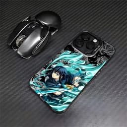 Pouzdro na telefon s motivem anime Demon Slayer Tanjirou Zenitsu pro Xiaomi Redmi Note 12 10 11 13 14 Pro Plus 5G 4G 14C 13C 12C 11S 10S A5 - náhled 3