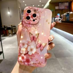Luxury Romantic Watercolor Butterfly Flower Case For Xiaomi Redmi Note 14 13 12 Pro Plus 12S 11S 11 