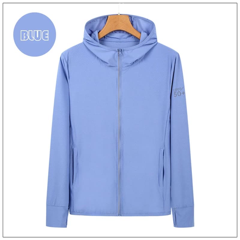 Bunda s ochranou proti slunci UPF50+ pro muže a ženy, sportovní oblečení, hedvábná bunda z ledového hedvábí, na túry, cestování a rybaření, sporty