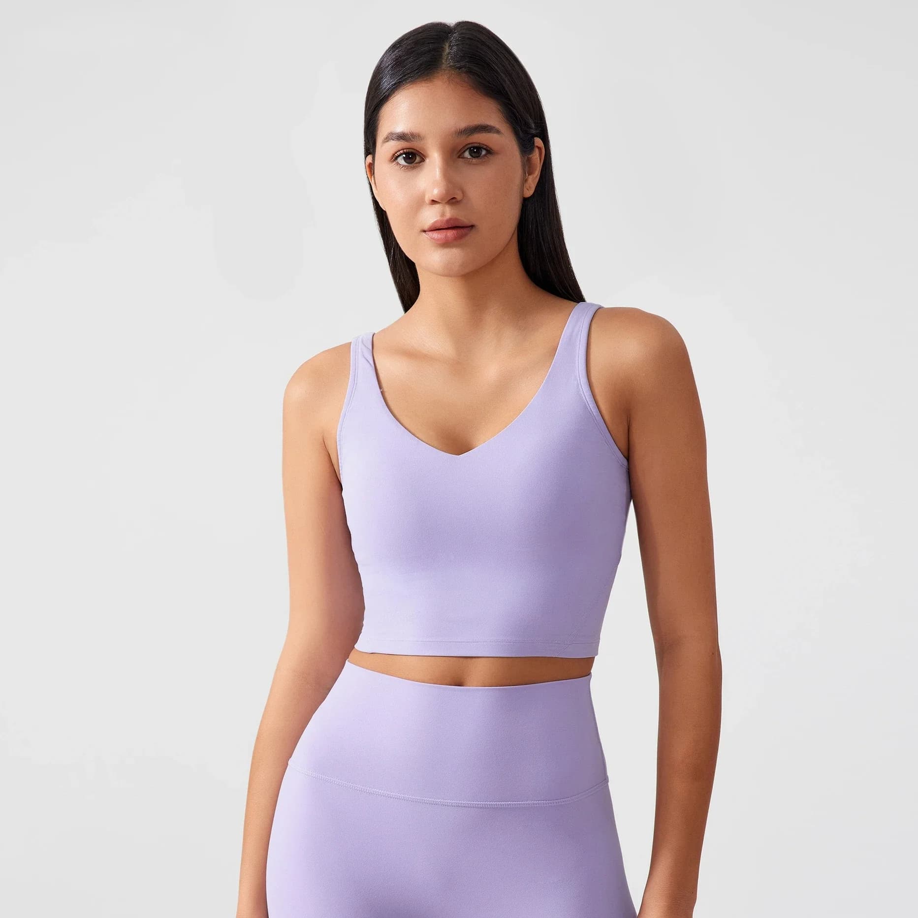 Sportovní podprsenka pro ženy, top na jógu s pevnou výstelkou hrudníku, vesta na cvičení, nárazuvzdorné cvičební topy, oblečení na jógu, fitness crop top ve tvaru U na zádech