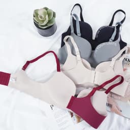 Bezešvé podprsenky pro ženy, push-up podprsenky bez kostic, podprsenka s AB košíčky, sexy spodní prádlo, braletka tři čtvrtiny (3/4 košíčku), spodní prádlo - náhled 5