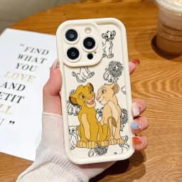 Roztomilý silikonový kryt na telefon s motivem lvího krále a Disney pro Apple iPhone 16 13 15 Pro Max 14 13 Pro 11 12 14 15 Plus, nárazuvzdorný, pro iPhone 11 12 14 15 Plus - náhled 4