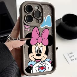 Pouzdro na telefon Disney Mickey Mouse Minnies s motivem prstu a srdce pro iPhone 16 15 14 13 12 11 ProMax 7 8Plus XRXS MAX MINI Y2K Roztomilý zadní kryt - náhled 6