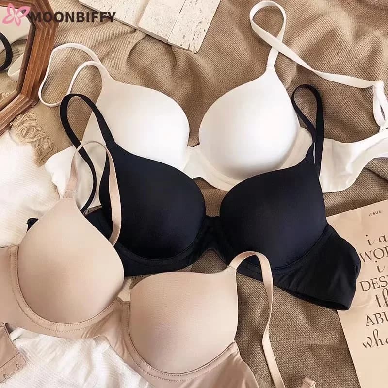 Bezešvé podprsenky pro ženy, push-up podprsenka, neviditelná podprsenka, sexy spodní prádlo, 3/4 košíčky, měkká podprsenka Simpe Bralette