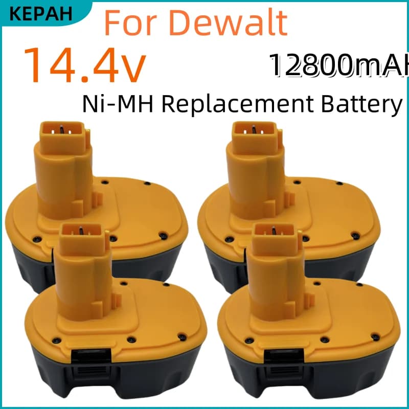 100% originální nový 14,4V NIMH náhradní nástroj pro DeWalt 12800mAh DC9091 DE9038 DE9091 DE9092 DW9091 DW9094