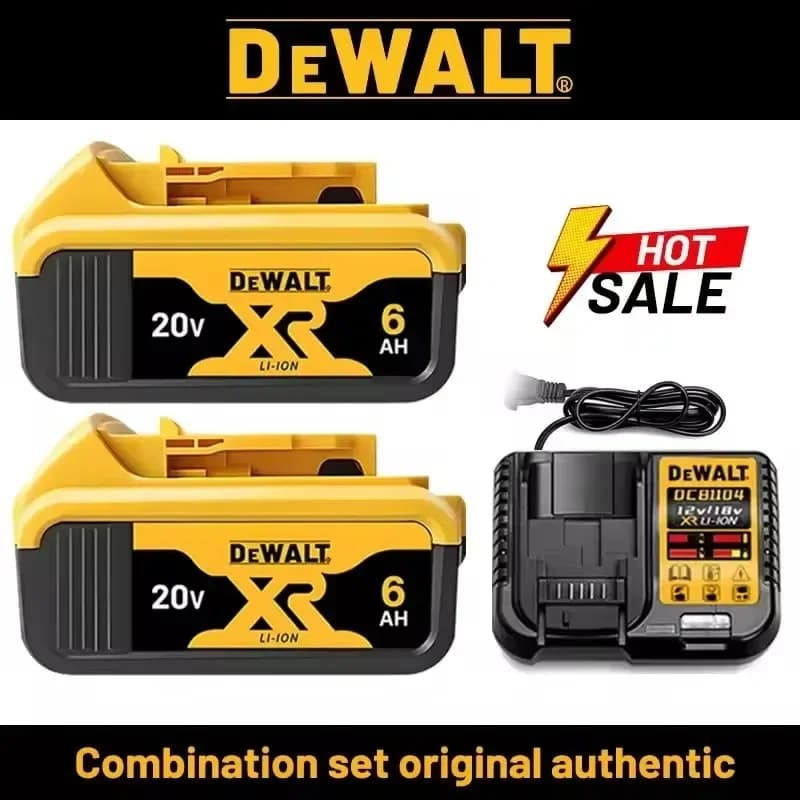 Originální baterie DEWALT, 20V, 5AH/6AH, DEWALT, DCB115, DCB69, DCB118, rychlé nabíjení, baterie do nářadí 20V
