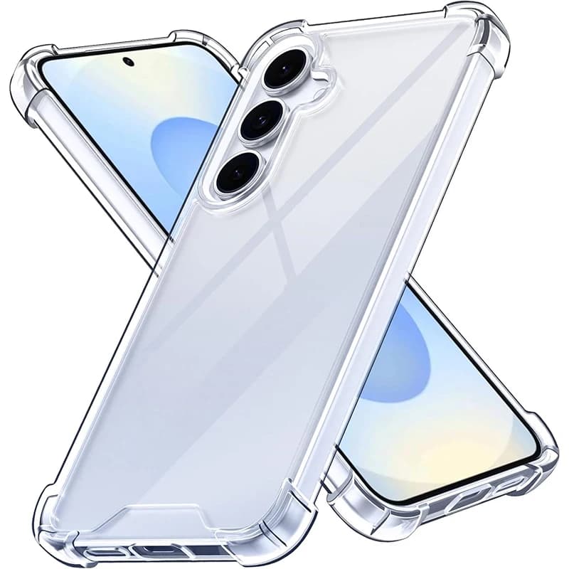 Nárazuvzdorný hybridní kryt pro Samsung Galaxy S25 S24 S23 S22 S21 FE Ultra Plus A16 A55 A15 A35 A54 A34 A14 A53 A33, pevný a měkký
