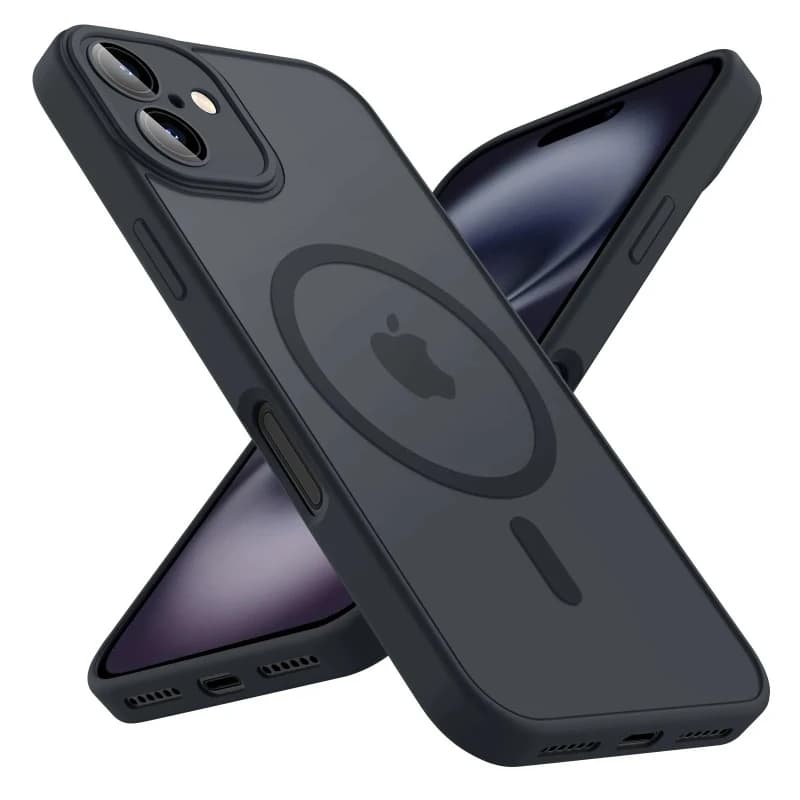 Luxusní matné průhledné magnetické pouzdro na telefon s magnetem pro iPhone 17 16 15 14 13 12 11 Pro Max 16 15 Plus 17 Air pro MagSafe